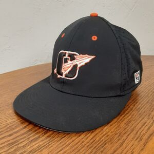 Osceola Warriors Hat The Game Pro Adult Small Black Orange White Cap